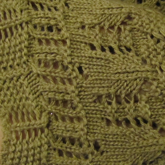 White Stag Tan Open Front Cardigan Sweater 16/18 - Picture 7 of 7